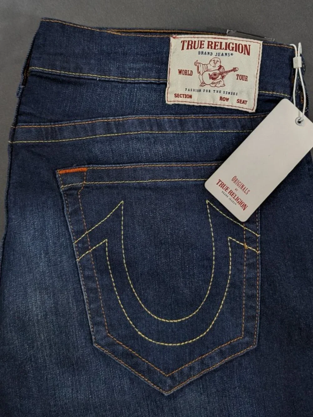 Originals By True Religion Men's Rocco Relaxed Skinny Jeans Size 40x32 Rare